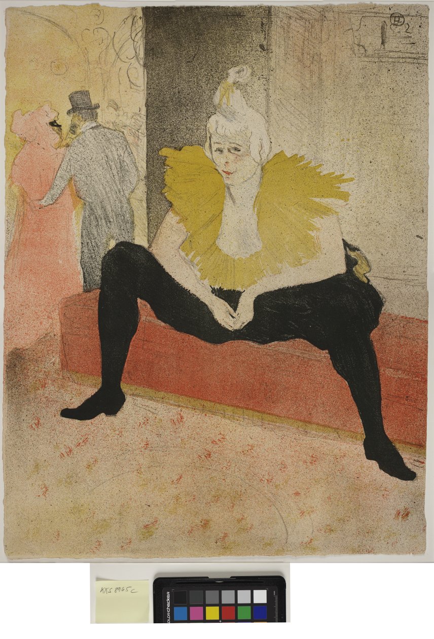 Nő a tálcán, Reggeli, Madame Baron és Mademoiselle Popo alkotó: Henri de Toulouse Lautrec