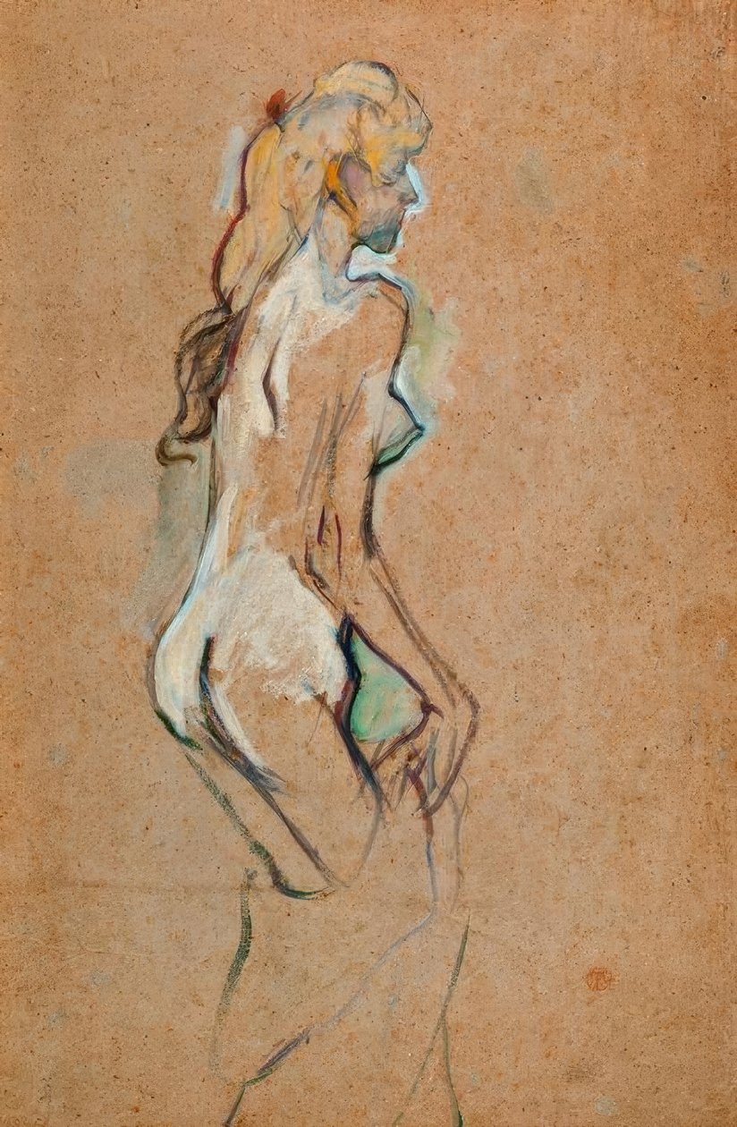 Meztelen lány alkotó: Henri de Toulouse Lautrec
