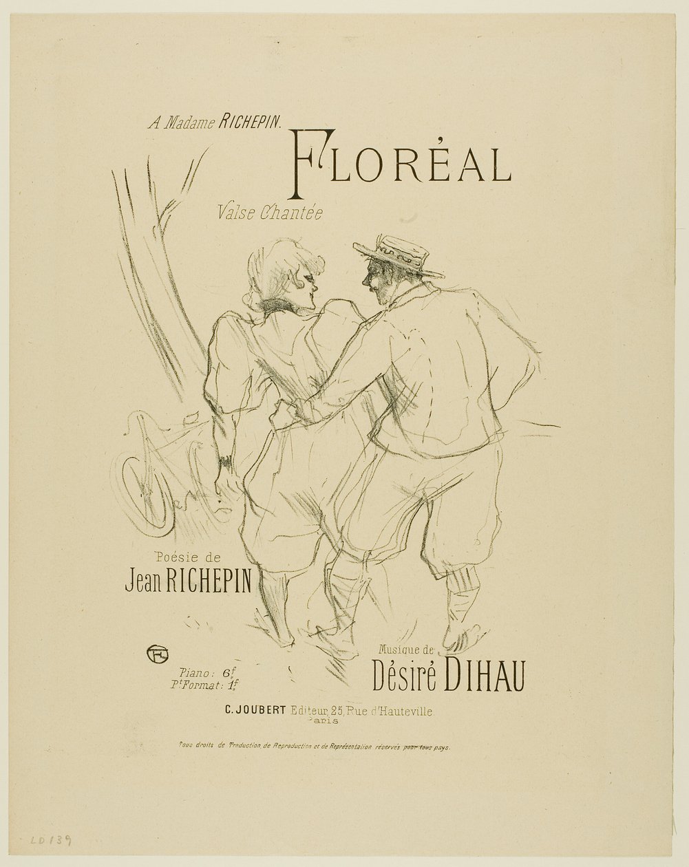 Floréal, Désiré Dihau dallamaiból alkotó: Henri de Toulouse Lautrec