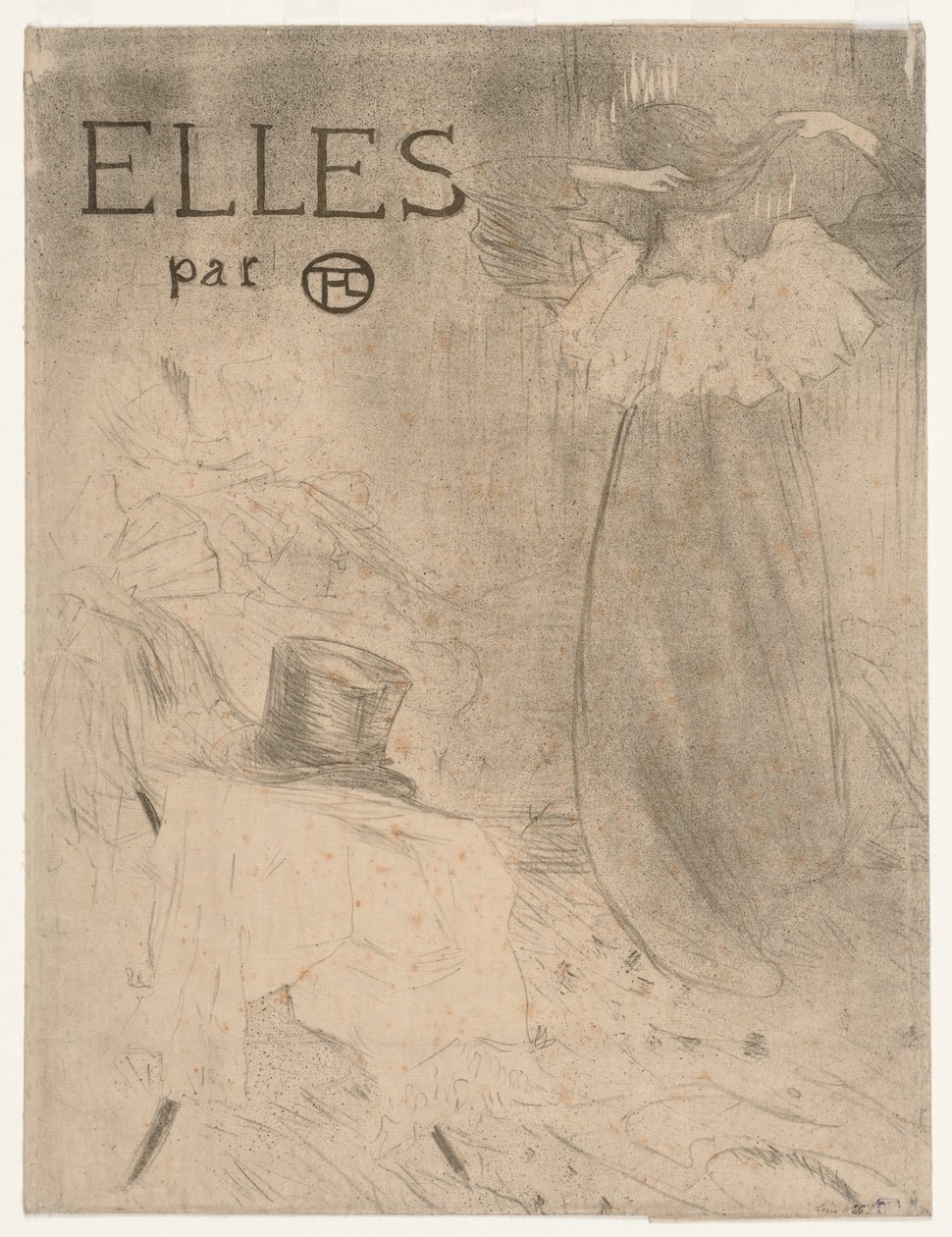 Elles Frontispiece mappája alkotó: Henri de Toulouse Lautrec