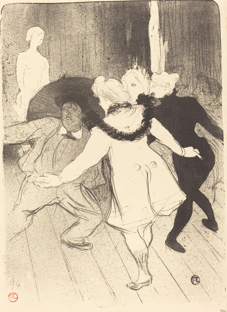 Folies-Bergere: M. Prudhomme cenzorai alkotó: Henri de Toulouse Lautrec