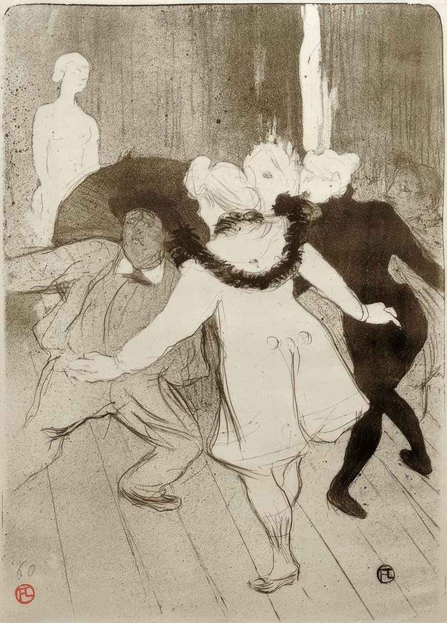 Folies Bergère, Monsieur Prudhomme szerénysége alkotó: Henri de Toulouse Lautrec