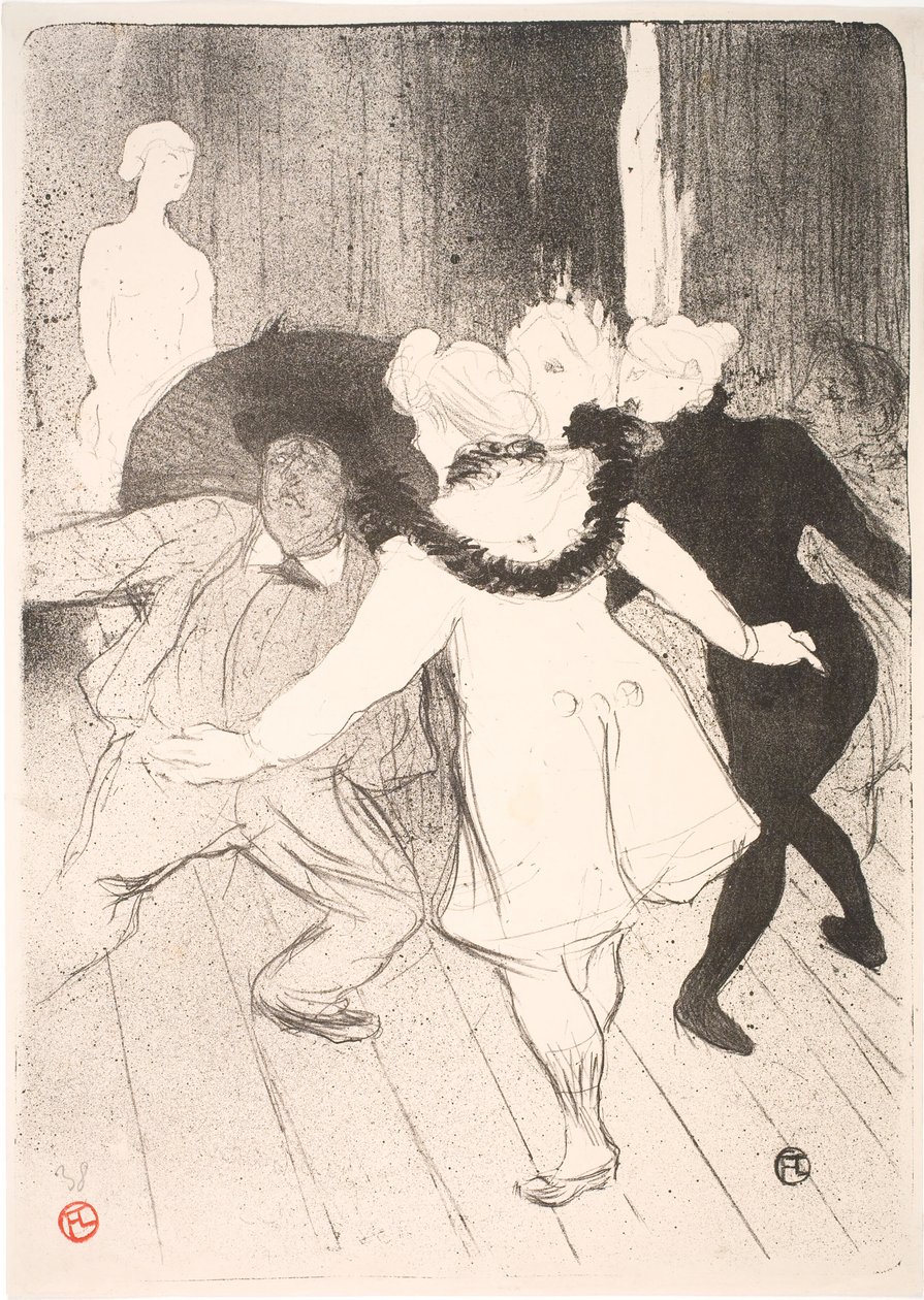 Pásztorlány Bolondok. Monsieur Prudhomme szerénysége alkotó: Henri de Toulouse Lautrec