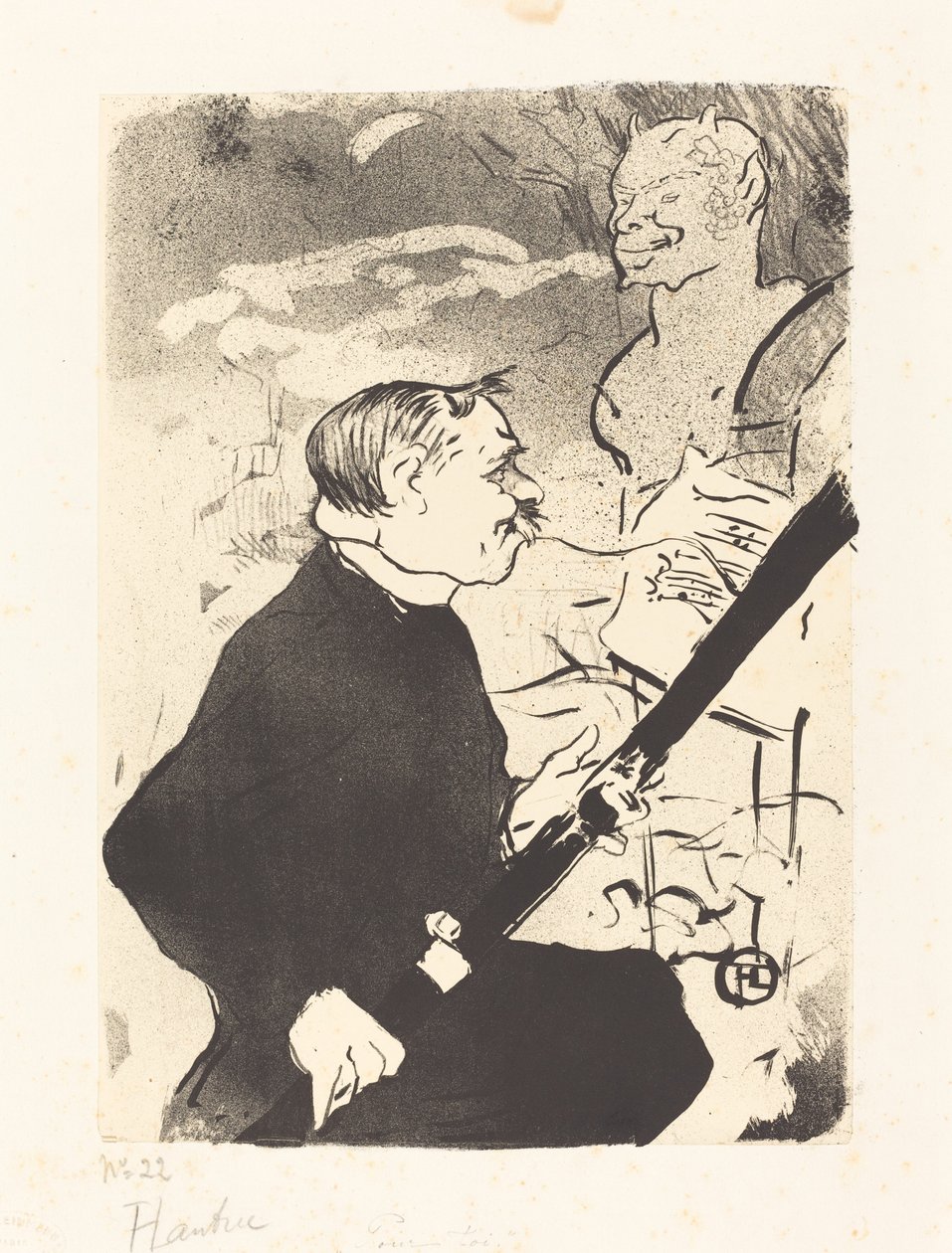 For You Pour toi!..., 1893. alkotó: Henri de Toulouse Lautrec