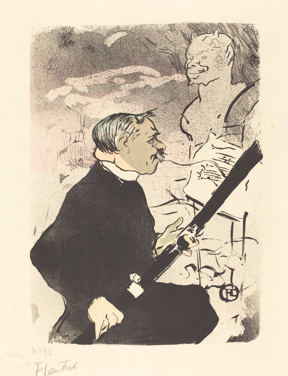 For You Pour toi!..., 1893. alkotó: Henri de Toulouse Lautrec