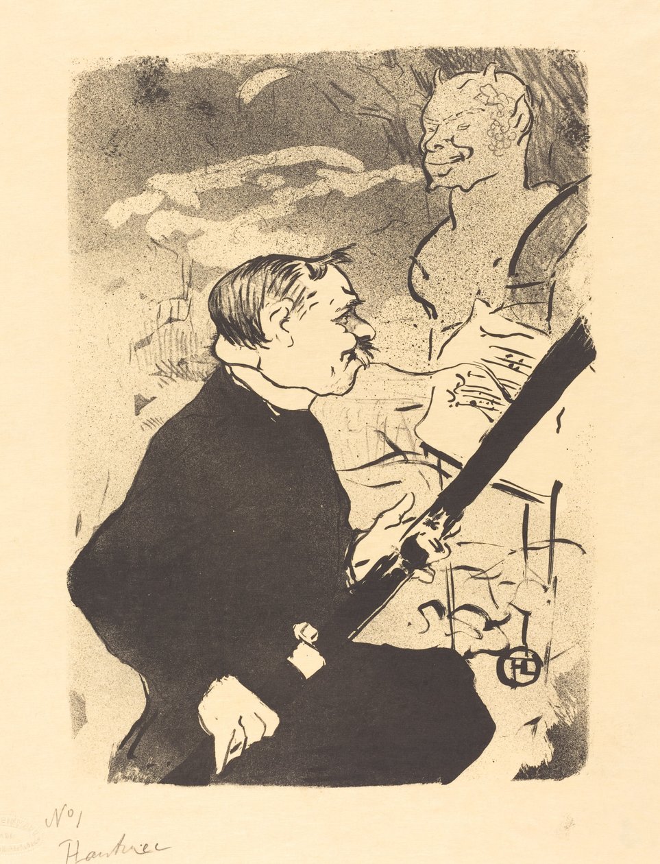 For You Pour toi!..., 1893. alkotó: Henri de Toulouse Lautrec