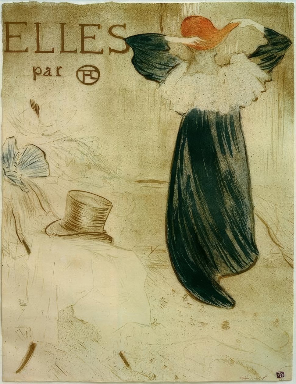 Elles előlap alkotó: Henri de Toulouse Lautrec