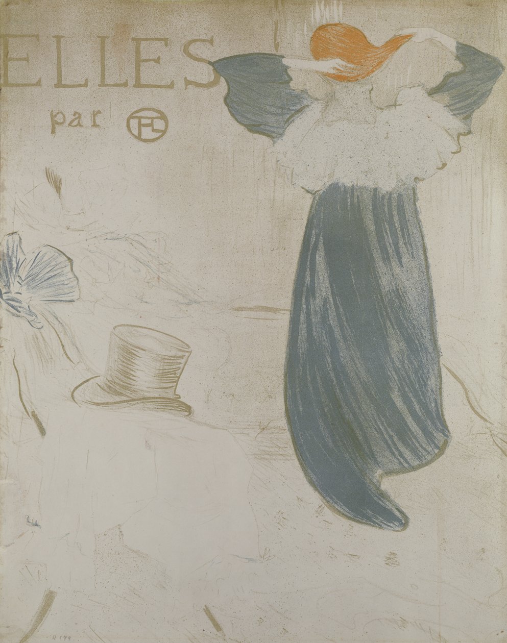 Az "Elles" előlapja, 1896 alkotó: Henri de Toulouse Lautrec