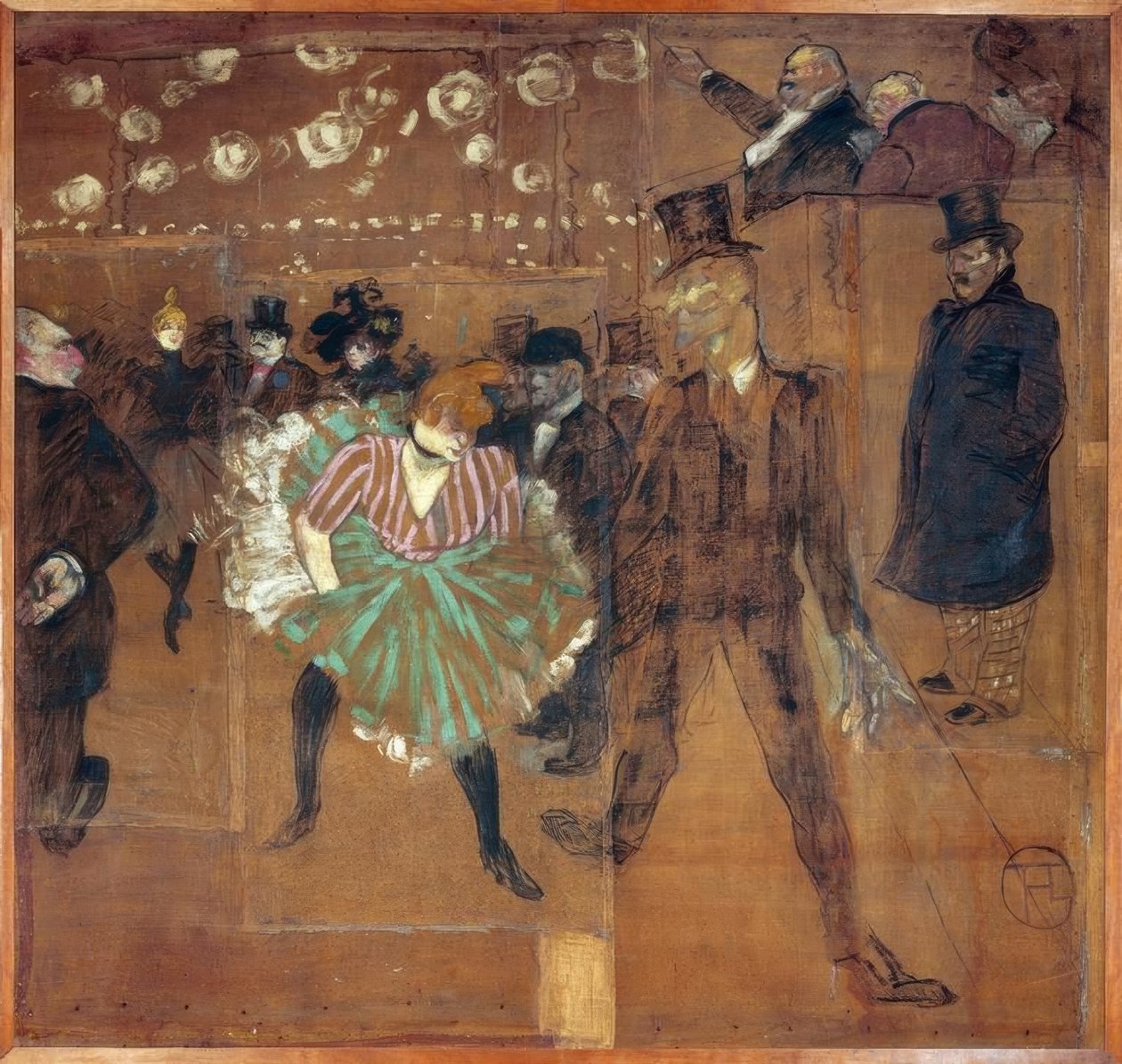 H. Toulouse-Lautrec, Tanz im Moulin Rouge alkotó: Henri de Toulouse Lautrec