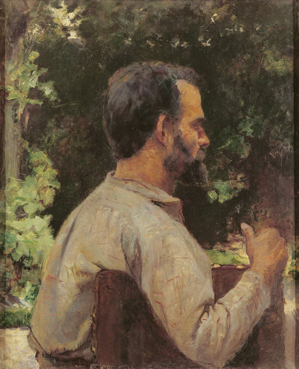 Egy ember feje, Monsieur Etienne Devismes, 1882 alkotó: Henri de Toulouse Lautrec