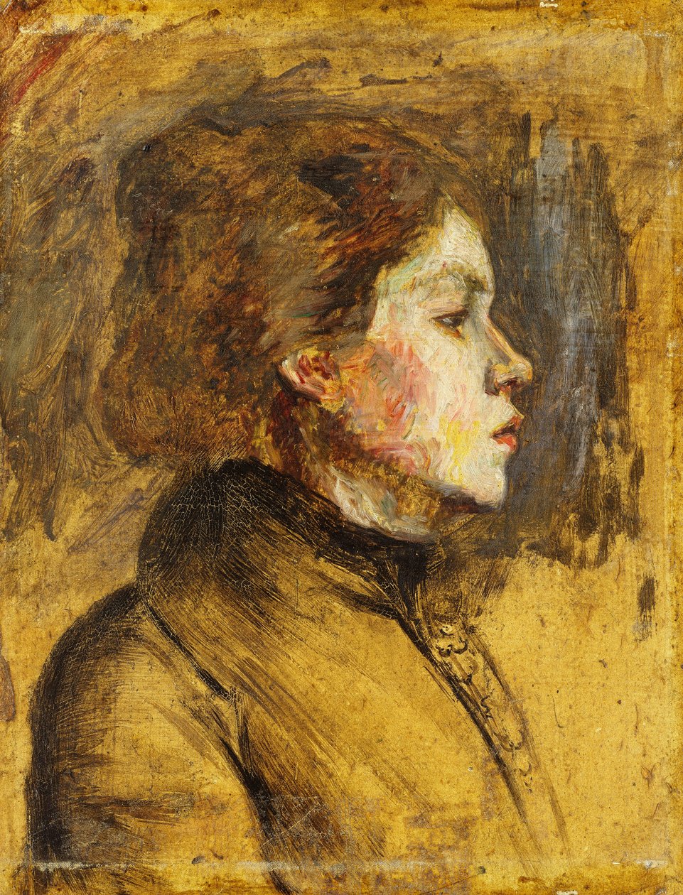 Egy nő feje, 1899 alkotó: Henri de Toulouse Lautrec