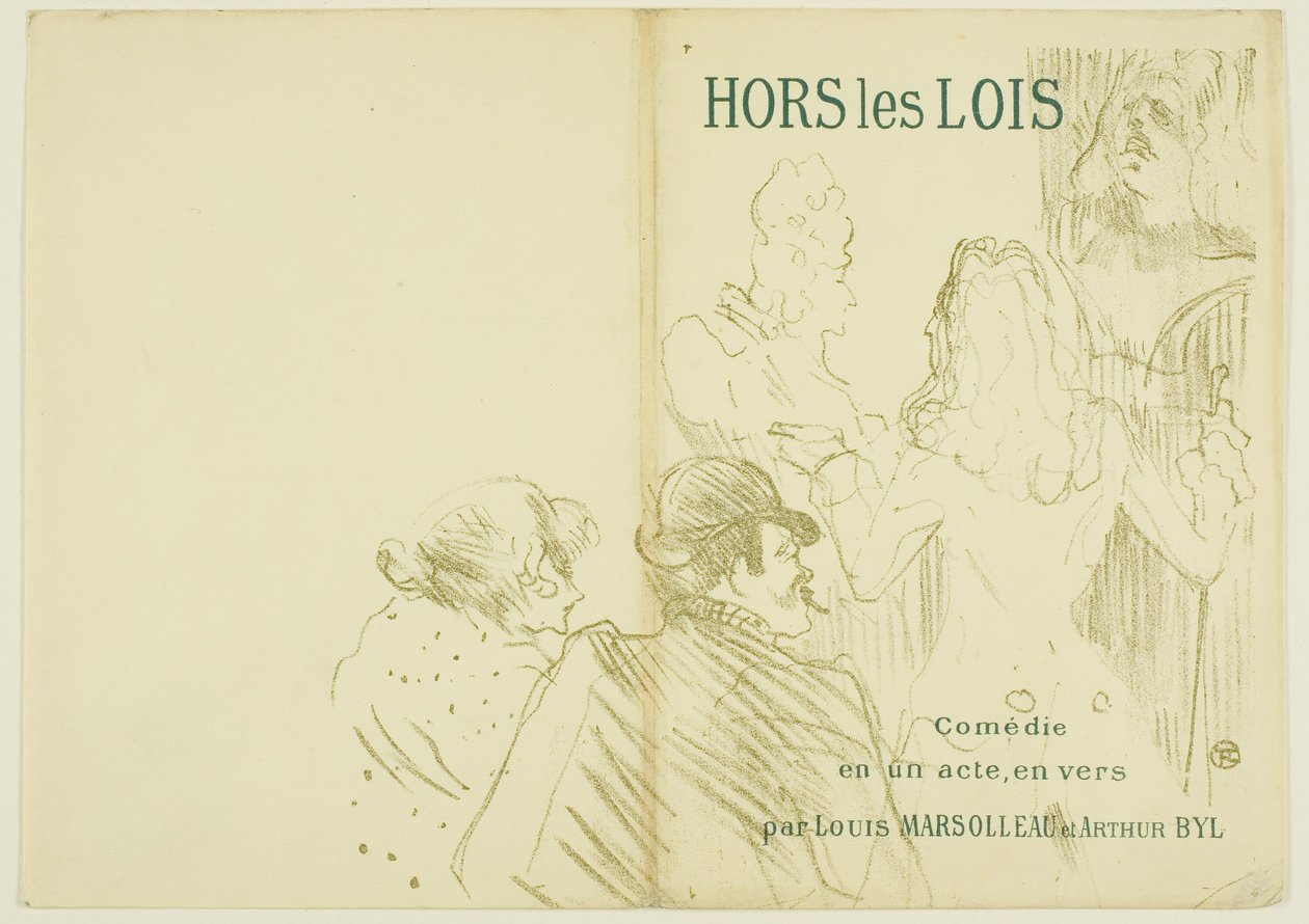 Tisztelgés Molière előtt alkotó: Henri de Toulouse Lautrec