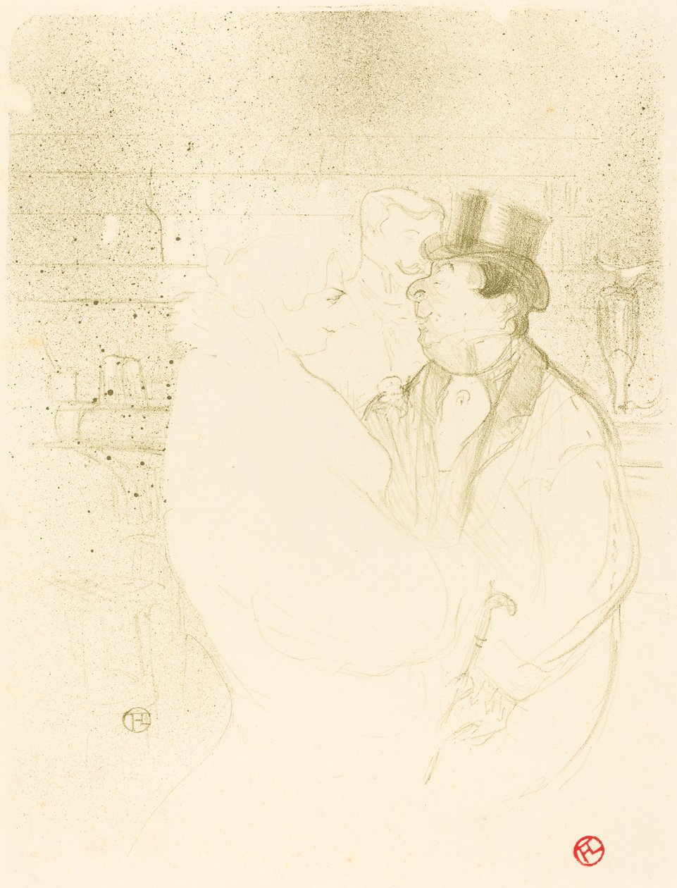 Ida Heath a Bar Ida Heath au bárban, 1894. alkotó: Henri de Toulouse Lautrec