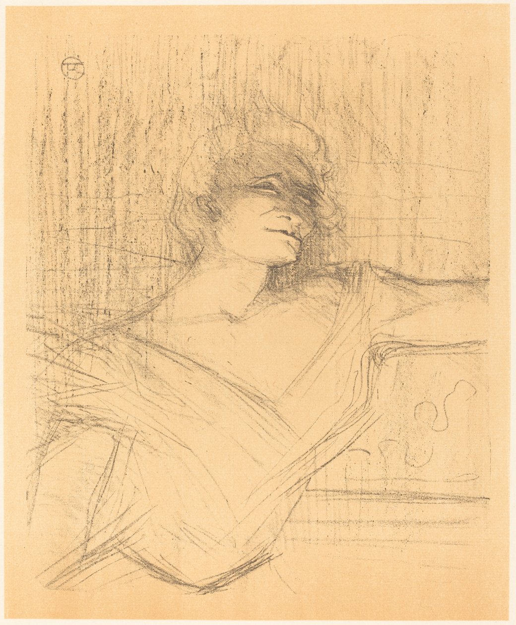 In "La glu" (In "La glu") alkotó: Henri de Toulouse Lautrec