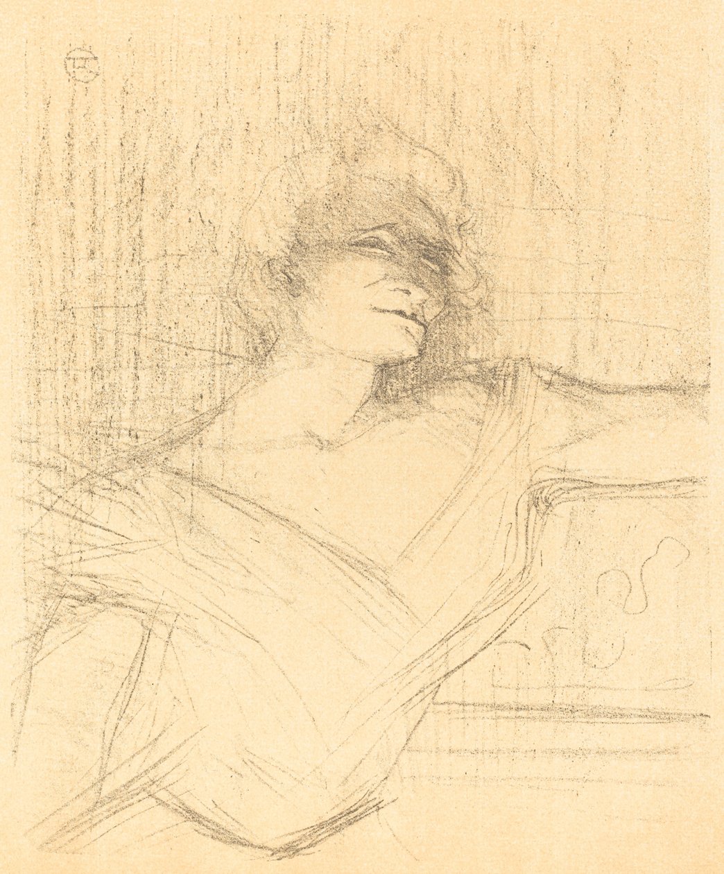 In The Glue In The Glue, 1898. alkotó: Henri de Toulouse Lautrec