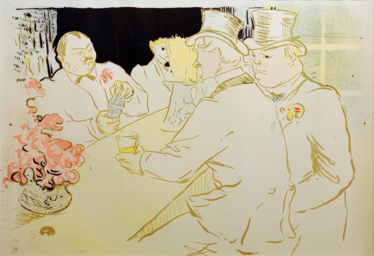 Ír amerikai bár, Rue Royale, The Chap Book alkotó: Henri de Toulouse Lautrec