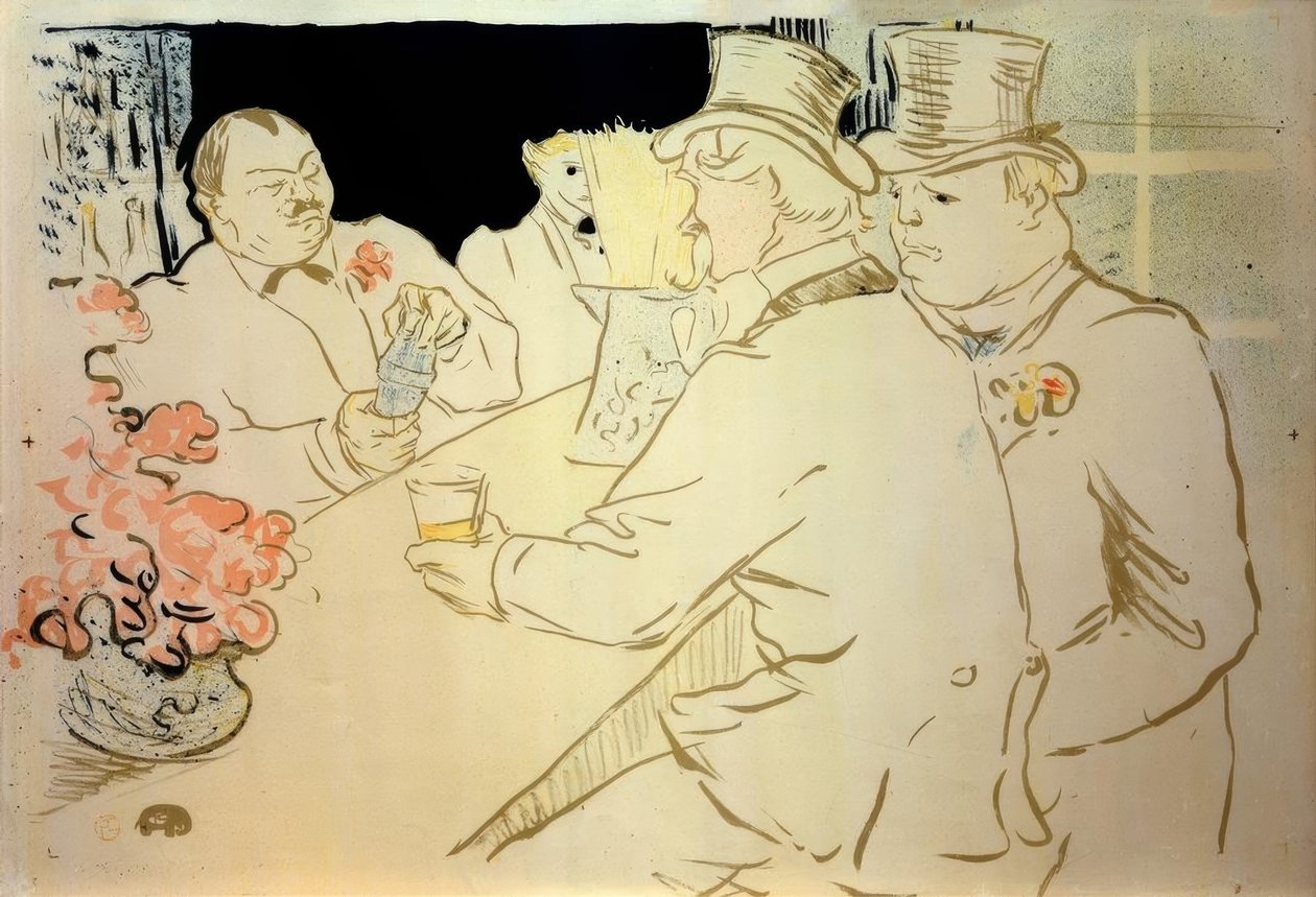 Ír amerikai bár rendelése The Chapbook alkotó: Henri de Toulouse Lautrec