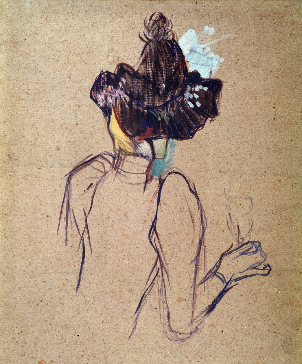 Jane Avril (olaj, karton alkotó: Henri de Toulouse Lautrec