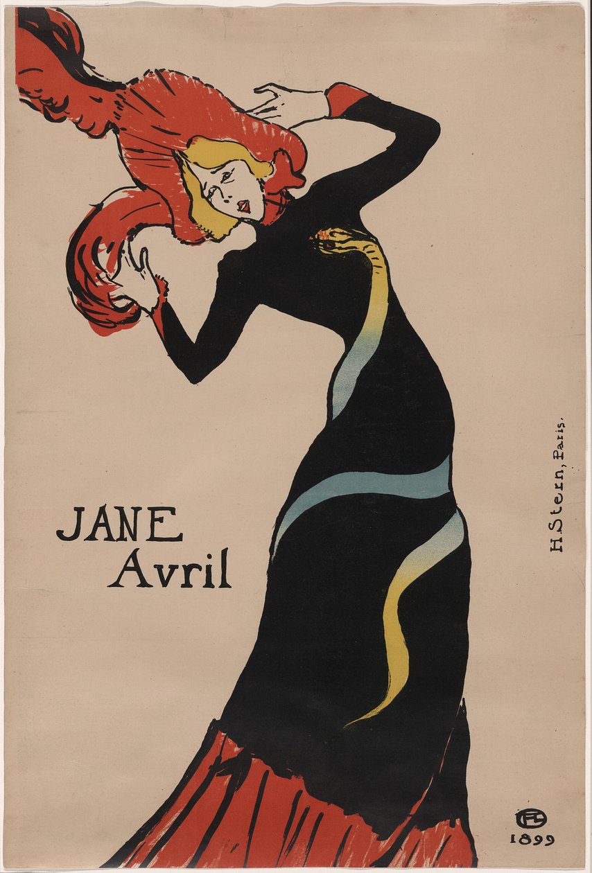 Jane Avril alkotó: Henri de Toulouse Lautrec
