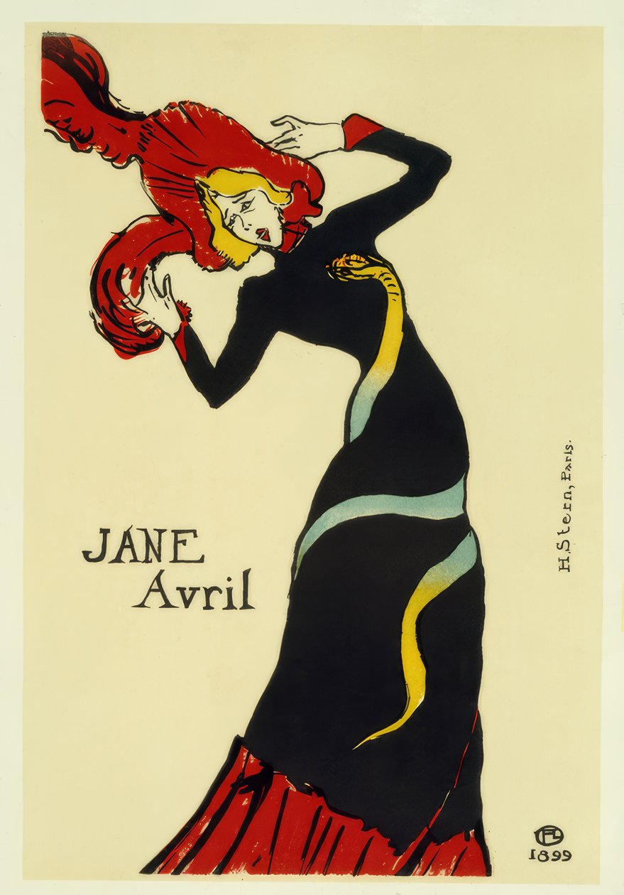 Jane Avril alkotó: Henri de Toulouse Lautrec