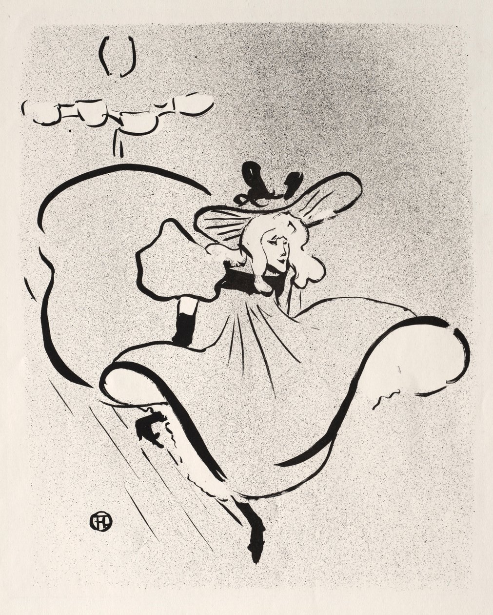 Jane Avril, 1893. alkotó: Henri de Toulouse Lautrec
