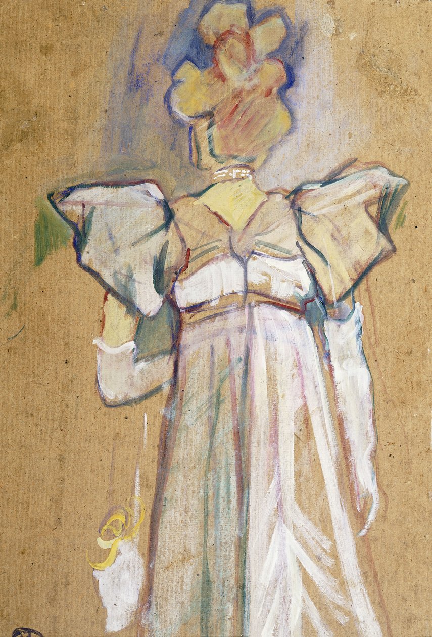 Jane Avril, 1893 alkotó: Henri de Toulouse Lautrec