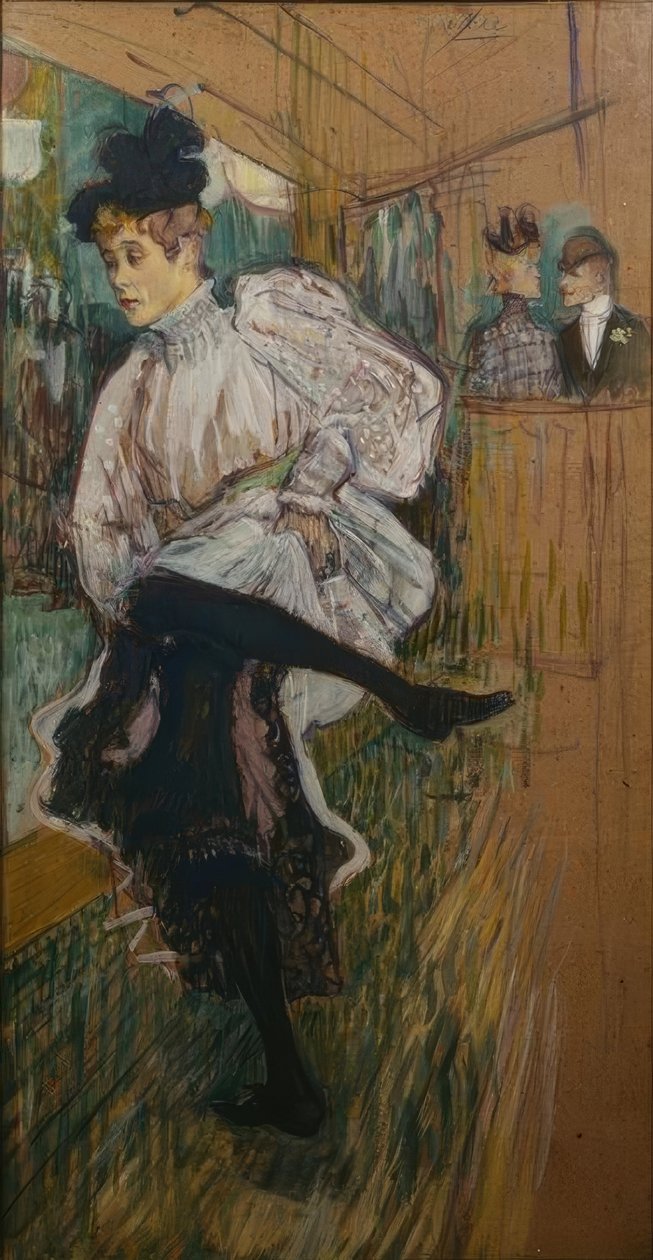 Jane Avril táncol alkotó: Henri de Toulouse Lautrec