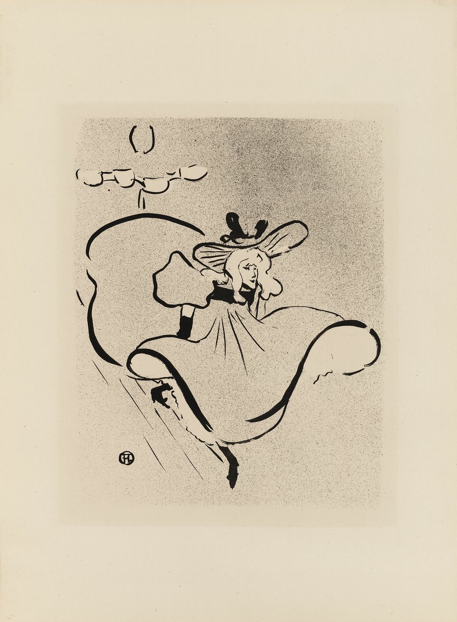 Jane Avril, a Le Café-Concertből alkotó: Henri de Toulouse Lautrec