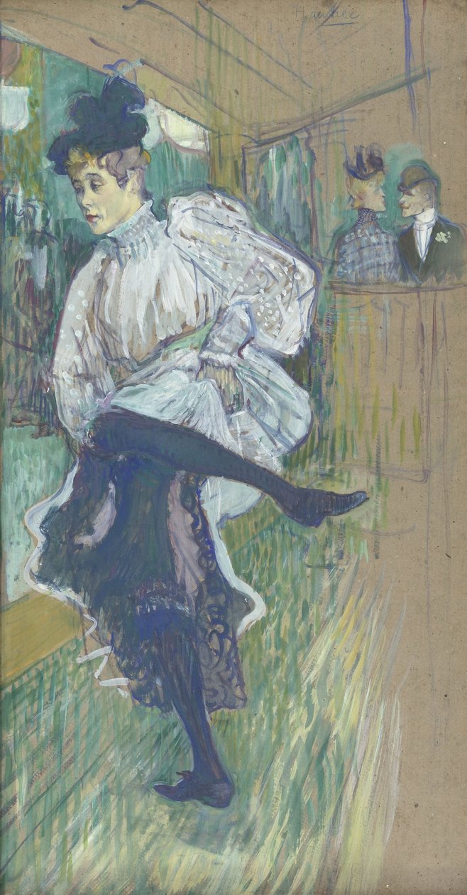 Jeanne április tánc alkotó: Henri de Toulouse Lautrec
