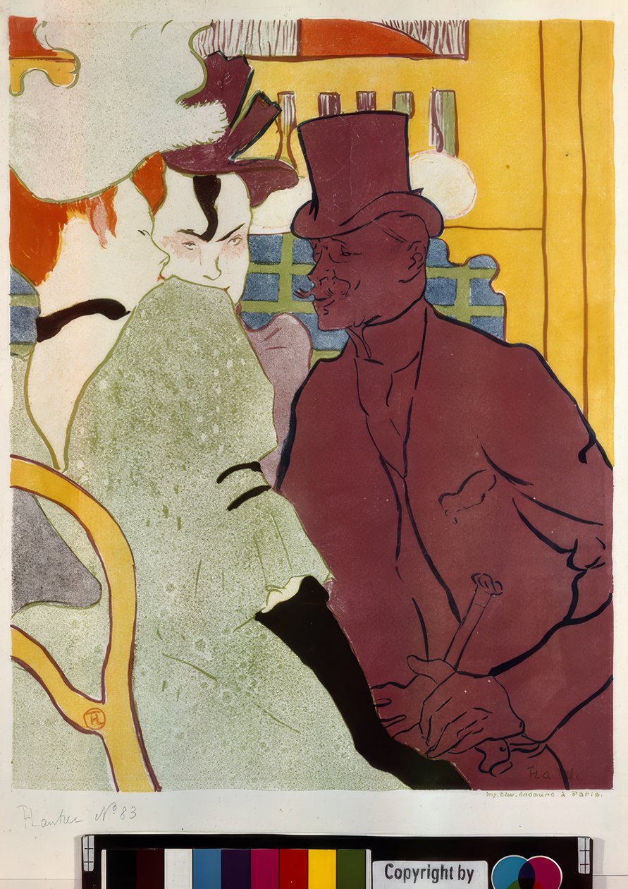 Az angolok a Moulin Rouge-ban alkotó: Henri de Toulouse Lautrec
