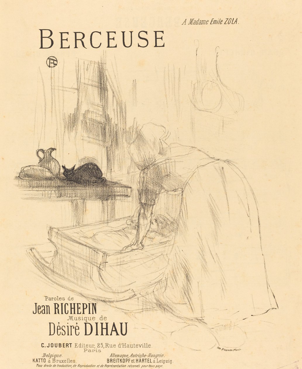 Az altatódal alkotó: Henri de Toulouse Lautrec