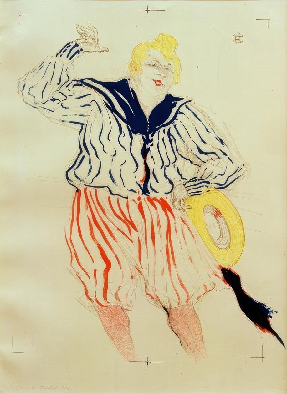 La Chanson du Matelot, Au Star, Le Havre alkotó: Henri de Toulouse Lautrec