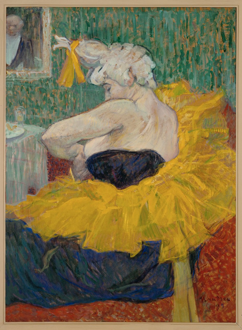 La Clowness Cha-U-Kao, a Moulin Rouge színésznője ... alkotó: Henri de Toulouse Lautrec