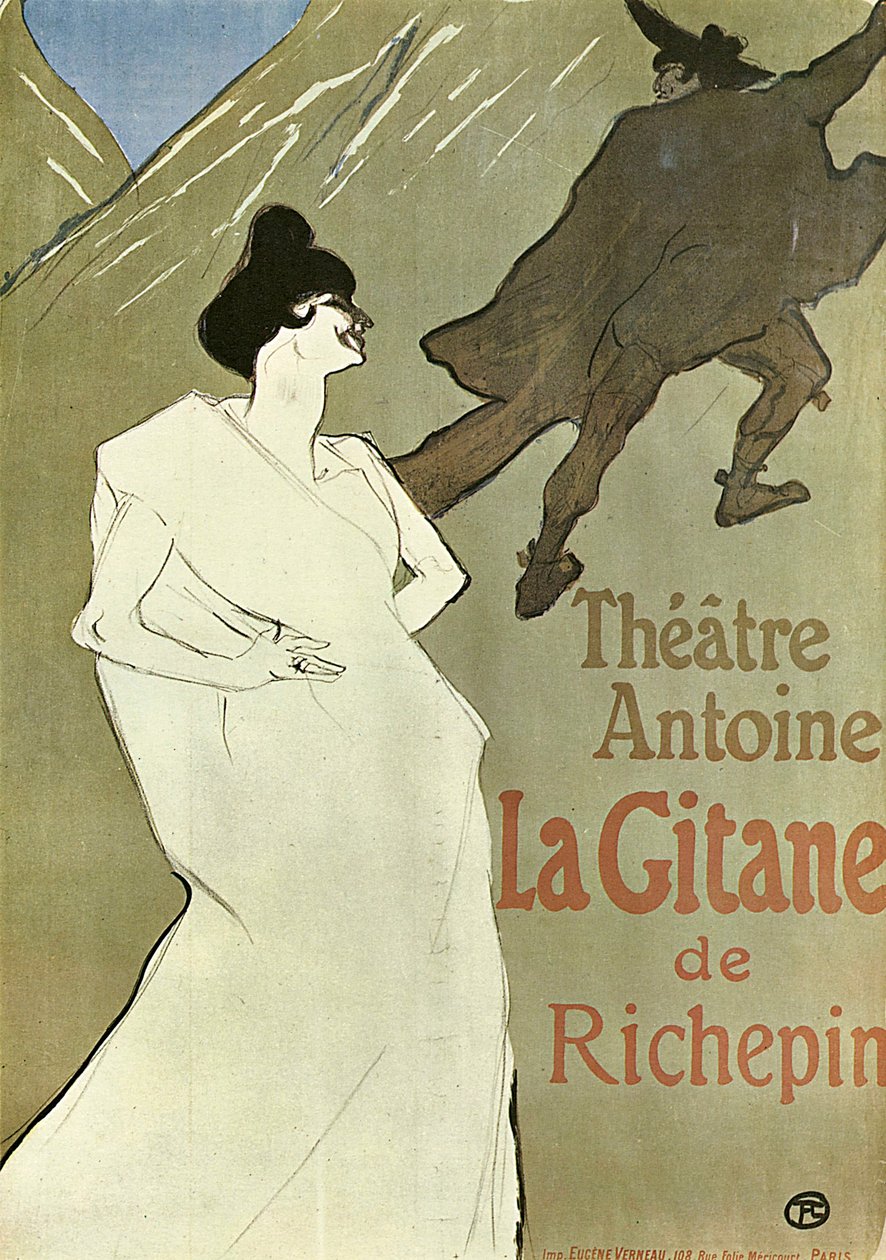 A cigány, 1899-1900. alkotó: Henri de Toulouse Lautrec