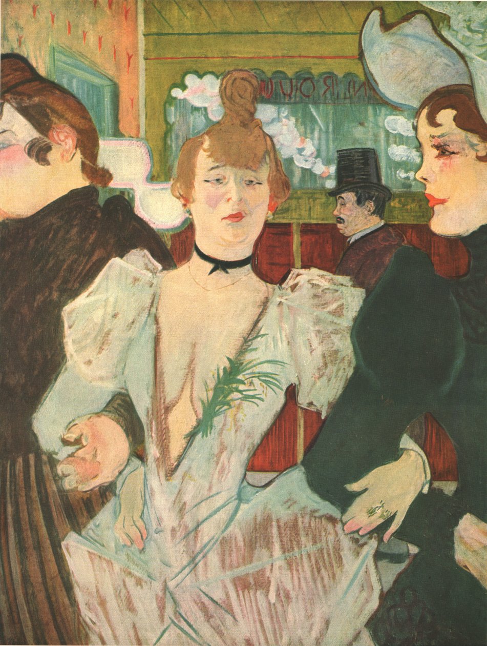 „La Goulue a Moulin Rouge-ban”, 1892, 1952. alkotó: Henri de Toulouse Lautrec