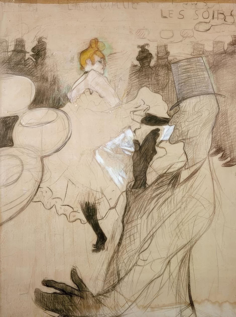 La Goulue és a csont nélküli Valentin alkotó: Henri de Toulouse Lautrec