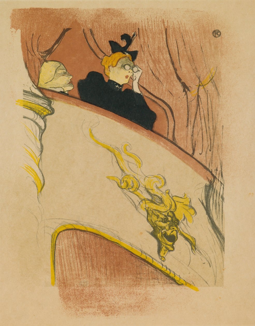Az Arany Mascaron Lodge alkotó: Henri de Toulouse Lautrec