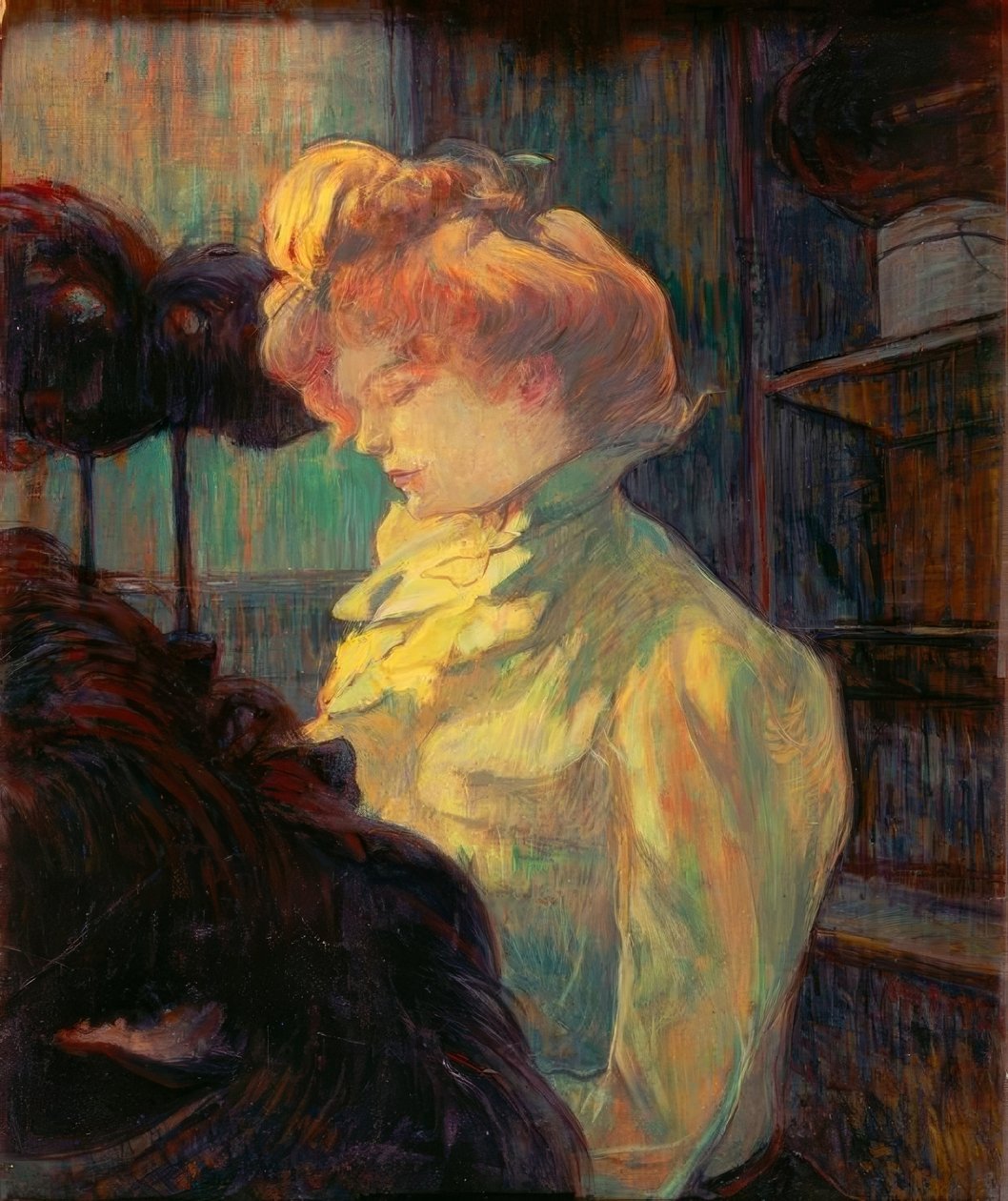 La Modiste (Mademoiselle Louise Blouet) alkotó: Henri de Toulouse Lautrec