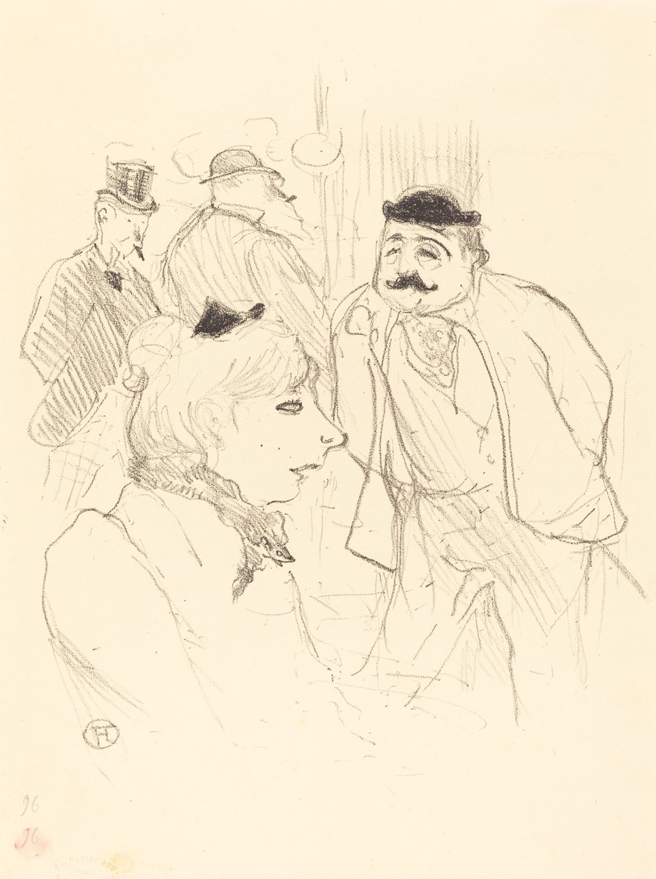 A Moulin-Rouge szár, 1894. alkotó: Henri de Toulouse Lautrec