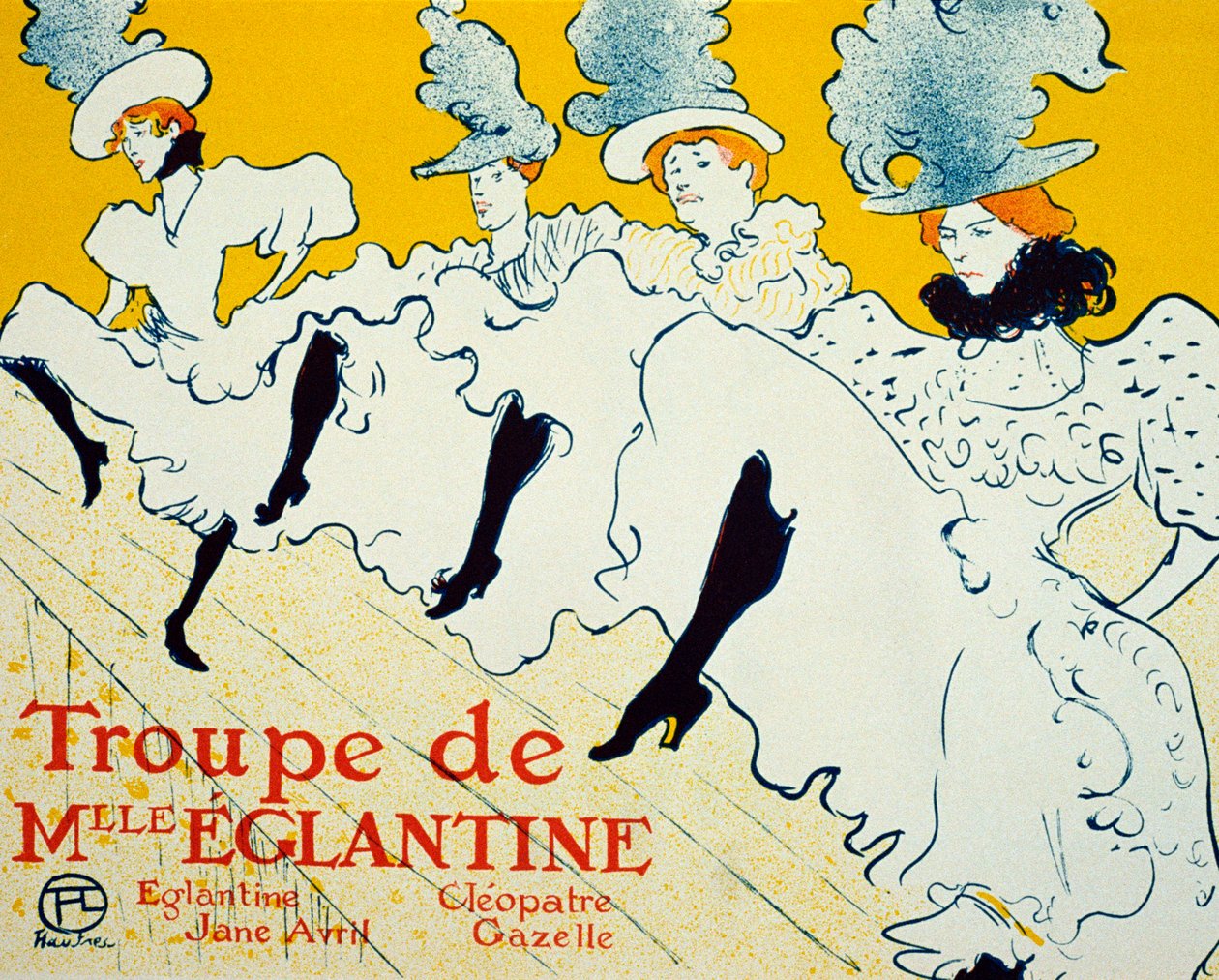 Miss Eglantine társulata, 1896. alkotó: Henri de Toulouse Lautrec