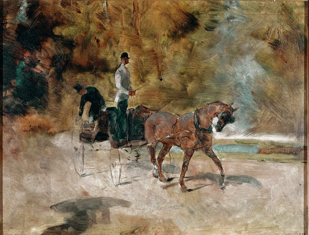 Henri de Toulouse-Lautrec kocsifestménye (Toulouse Lautrec alkotó: Henri de Toulouse Lautrec