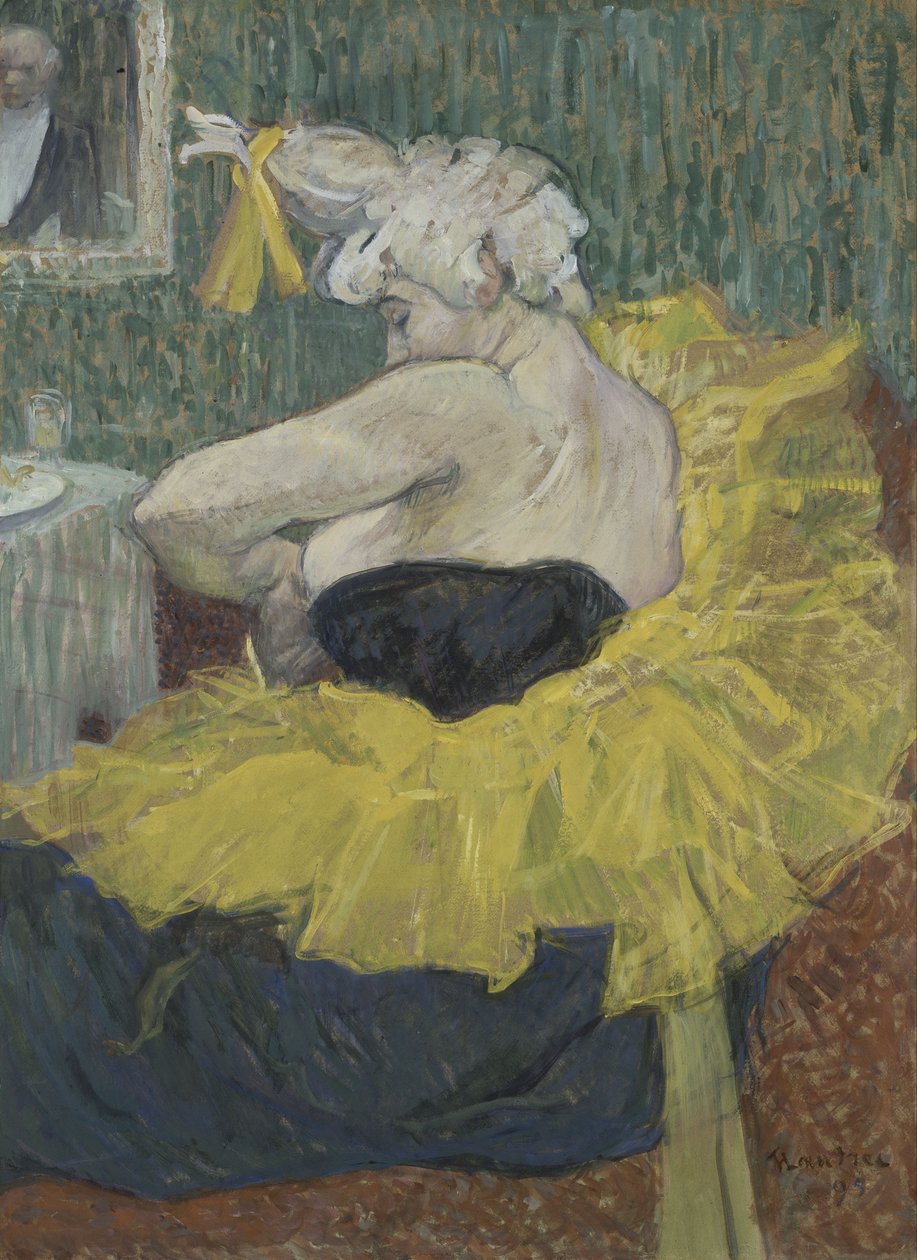 La clownesse Cha-U-Kao alkotó: Henri de Toulouse Lautrec