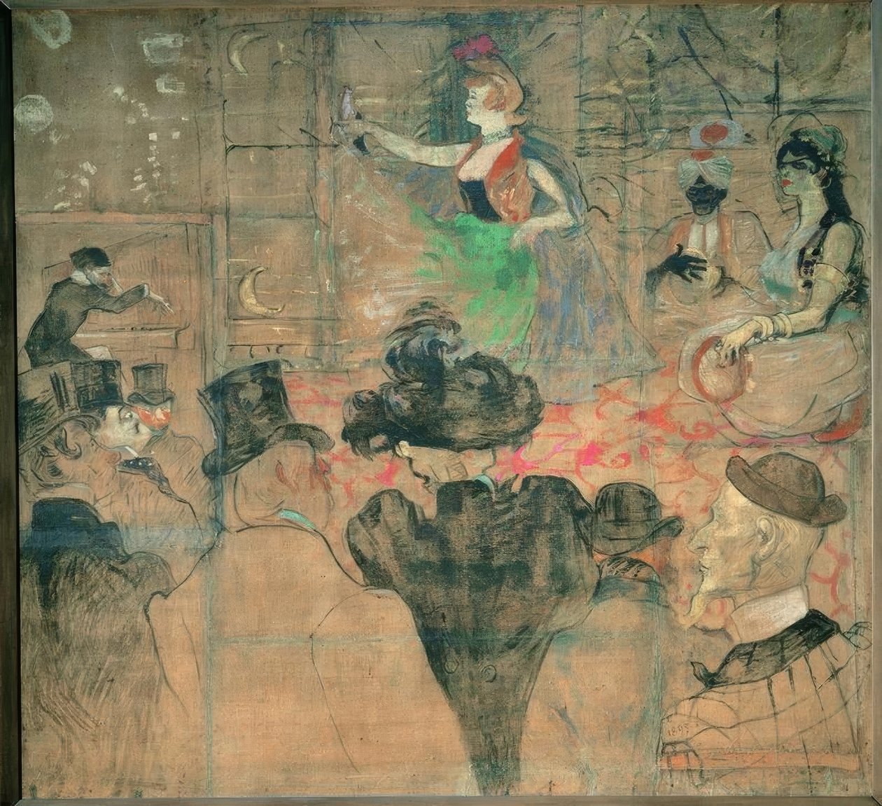 Mór tánc, vagy Les Almées alkotó: Henri de Toulouse Lautrec