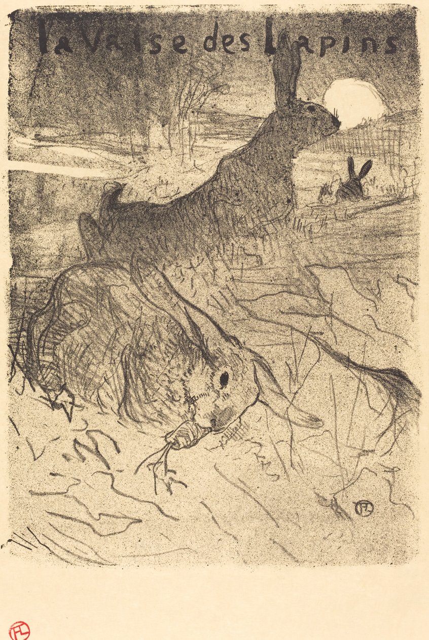 A nyulak keringője alkotó: Henri de Toulouse Lautrec