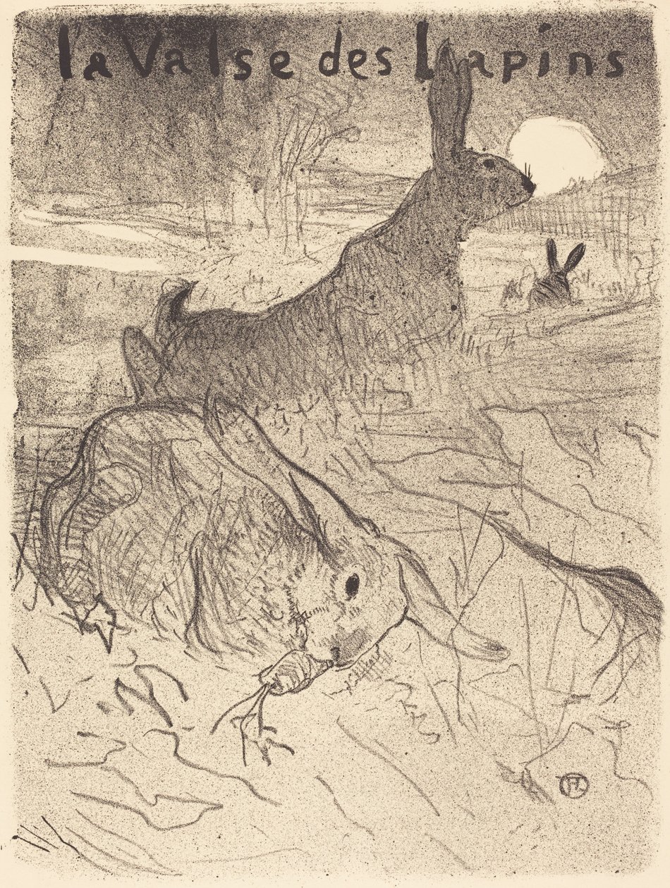 A nyulak keringője alkotó: Henri de Toulouse Lautrec