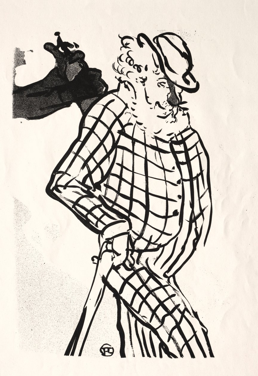 A kávézó-koncert: Amerikai énekes, 1893. alkotó: Henri de Toulouse Lautrec