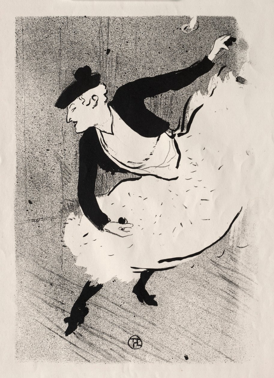 Le Café-concert: Edmée Lescot alkotó: Henri de Toulouse Lautrec