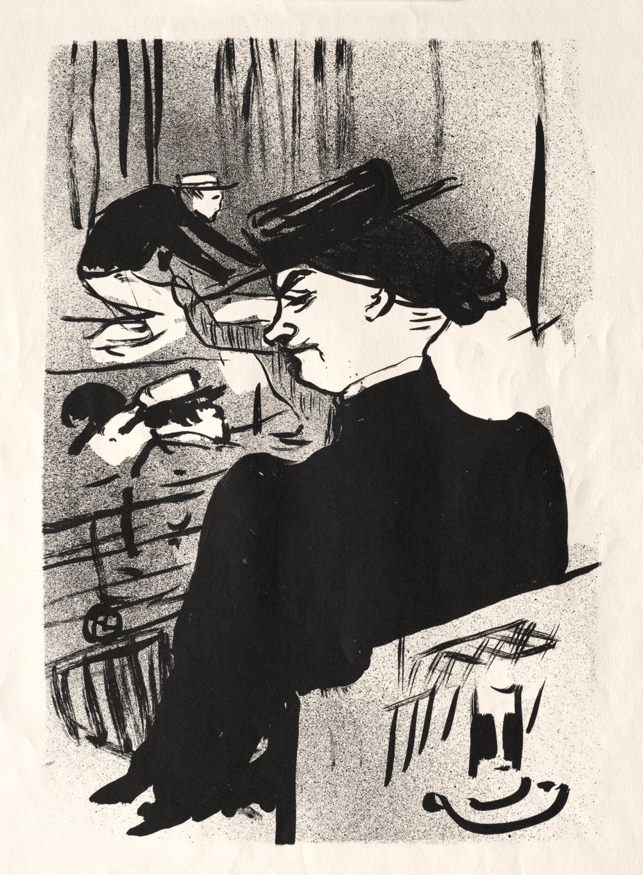 A Kávéház-koncert: Egy néző alkotó: Henri de Toulouse Lautrec
