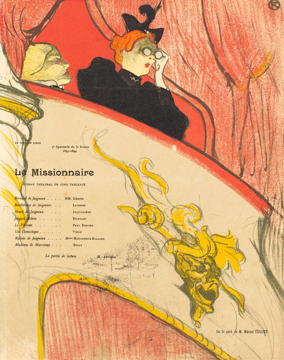 A misszionárius, 1894. alkotó: Henri de Toulouse Lautrec