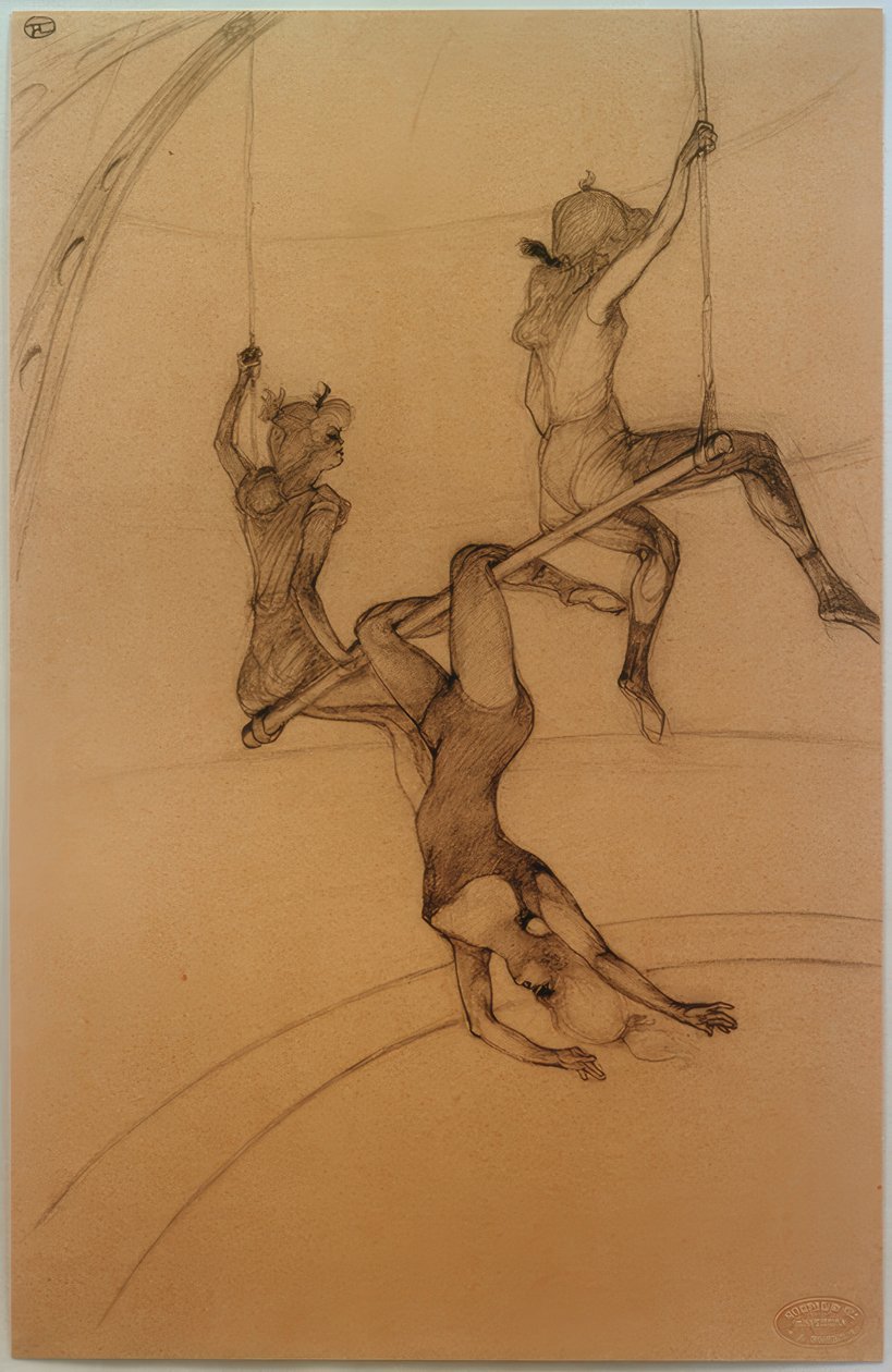 A repülő trapéz alkotó: Henri de Toulouse Lautrec
